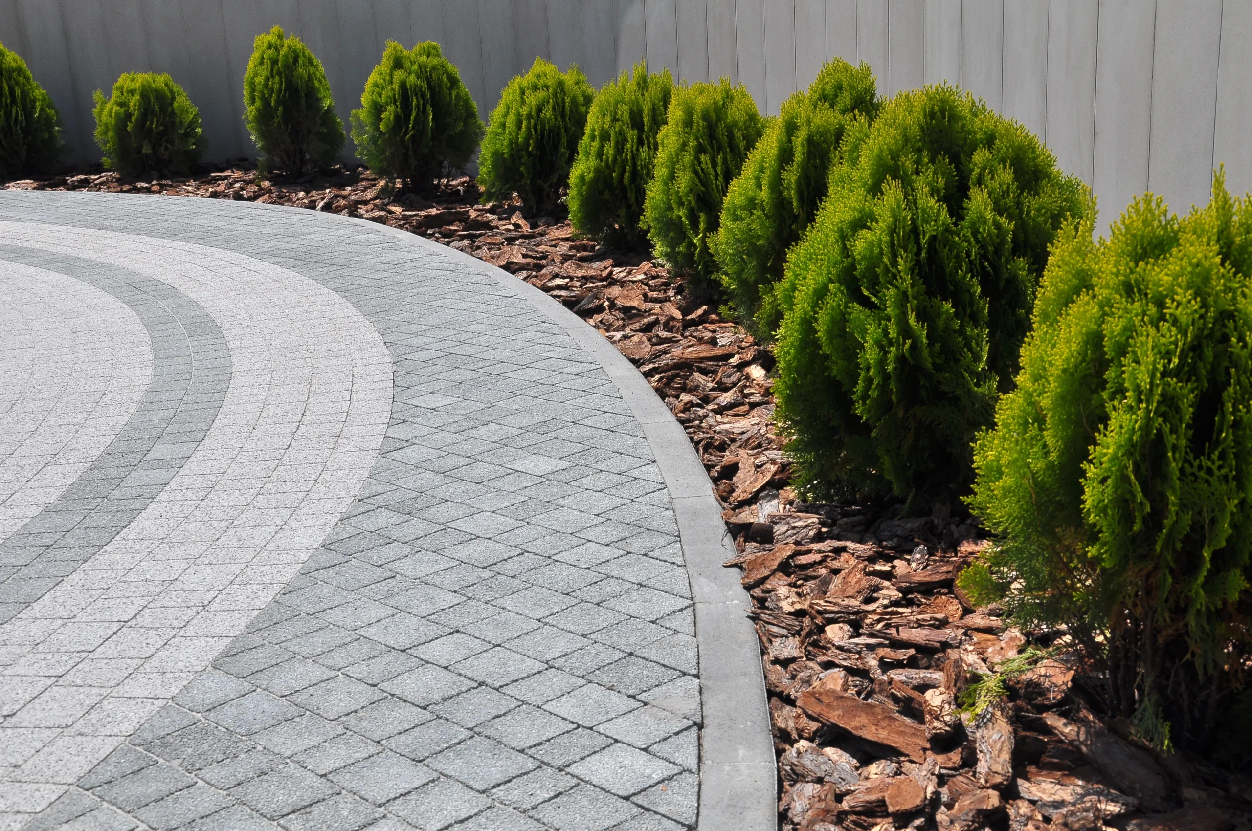 Courtyard transformation by hardscaping near me.