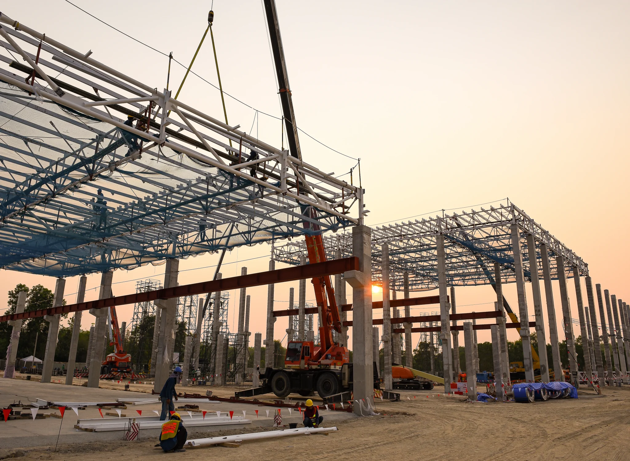 Steel beams for basement construction London